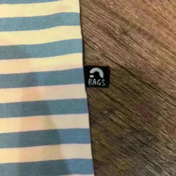 New Rags to Raches Striped Romper 3-6 months - Picture 2 of 4